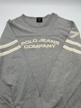 Ralph Lauren Polo Jeans Pullover Shirt Men’s Size X-Large Gray VTG 90s Rugby - £19.55 GBP