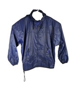 Vintage K-Way Jacket Mens XXL Windbreaker Blue Lightweight Rain Coat Wat... - $59.40