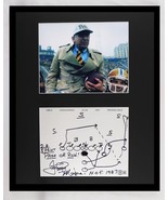 Johnny Majors Signed Framed 16x20 Hand Drawn Play + Photo Display Becket... - £185.89 GBP