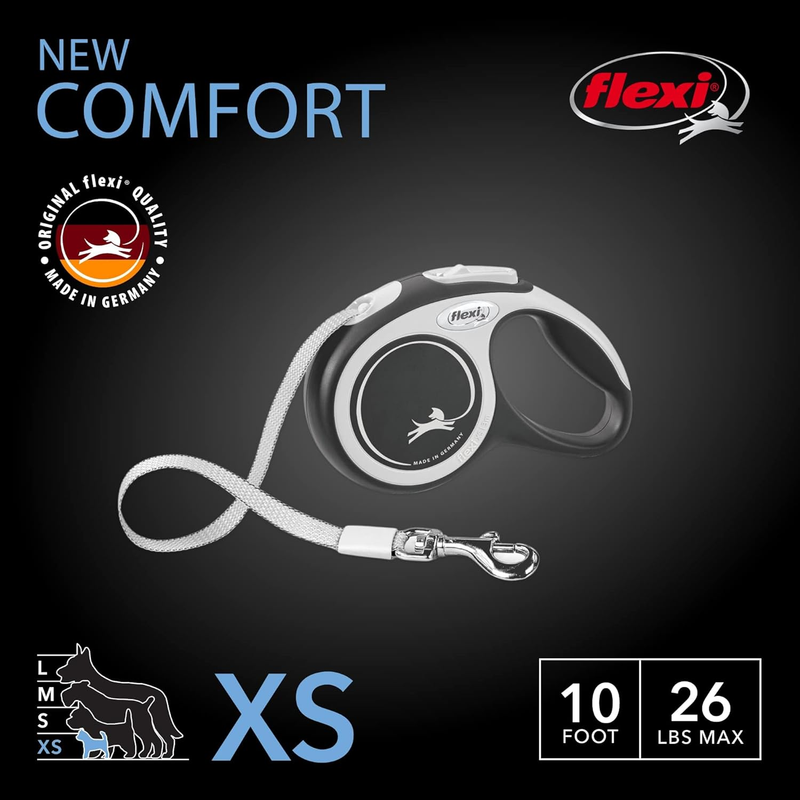 New Comfort Retractable Dog Leash (Tape), Ergonomic, Durable and Tangle Free Pe Item image 2