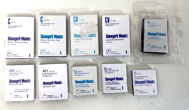 Showgard Stamp Mounts Lot Of 10 AH, C, CV, N, T, U Dark Background New - $34.00