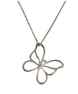 Tiffany &amp; co. &quot;butterfly&quot; Women&#39;s Necklace .925 Silver 456575 - $341.26 CAD