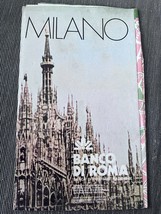 1970s Milano Banco Di Roma tourist map attractions - £10.14 GBP