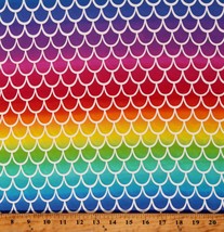 Cotton Rainbow Designs Multicolor Cotton Fabric Print by the Yard D778.89 - $10.95