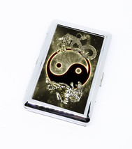 14 CIGARETTES YING YANG art symbol with tiger and dragon card ID holder Pocket - $16.90