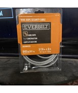 Everbilt Galvanized 3/16&#39; x 6&#39; Wire Rope 840lb Working Load Limit - $17.82