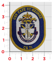 NAVY CG-71 USS CAPE ST GEORGE EMBROIDERED PATCH - £30.09 GBP