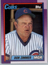 1990 Topps 549 Don Zimmer Team Leader Card Chicago Cubs - £1.55 GBP