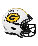 Aaron Jones Signed Green Bay Packers Lunar Eclipse Mini Speed Helmet BAS... - £121.61 GBP