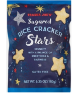 2-Pack Trader Joe's 6.35 oz Sugared RICE CRACKER STARS Crunchy Sweet &amp; S... - $29.99