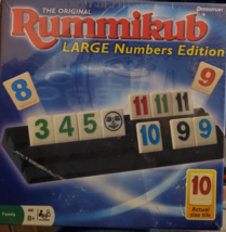 Rummikub Large Numbers Edition NEW SEALED Pressman The Original - £35.20 GBP