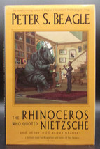 Peter S Beagle Rhinoceros Who Quoted Nietzsche First Edition Signed Hardcover Dj - £89.92 GBP