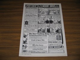 1958 Print Ad Northwestern School of Taxidermy Learn to Mount Animals Om... - $9.25
