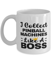 Pinball Machines Collector Coffee Mug - I Collect Like A Boss - 11 oz Funny  - £11.95 GBP