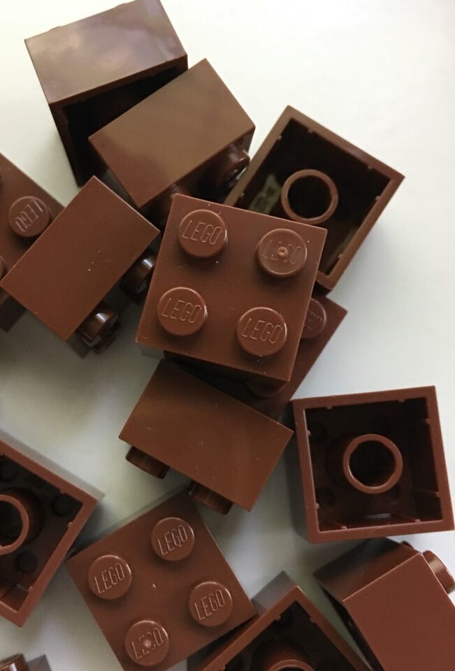 LEGO Brick 2x2 - PN 3003 - Reddish Brown - 10 Pcs - New - $3.95