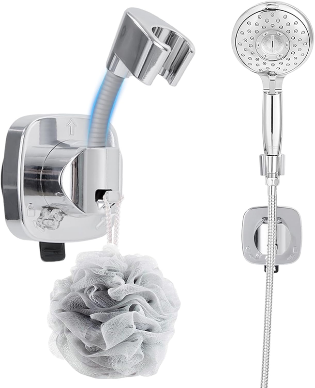 Shower Head Holder Suction Cup, 360° Adjustable Handheld Shower Holder Wall Moun Item image 10
