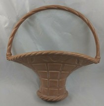 Plastic Flower Basket Holder Wall Pocket Decoration 11&quot; Burwood Products... - $9.86