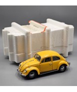 VINTAGE Franklin Mint 1967 Yellow Volkswagen Beetle 1:24 Metal Diecast (... - £55.01 GBP
