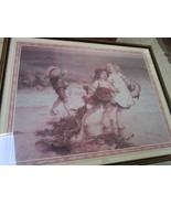 SEA HORSES FRAMED PRINT BY FREDERICK MORGAN - €125,87 EUR