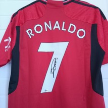 Cristiano Ronaldo Signed Autographed Manchester United Jersey Red - COA - £249.11 GBP