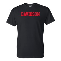 AS01 - Davidson Wildcats Basic Block T Shirt - Small - Black - $23.99
