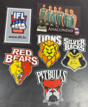 IFL International Fight League Promo Card &amp; Stickers Red Bears Pitbulls Rare lot - £59.33 GBP