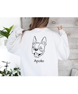 Custom Dog Sweatshirt Back Design, Dog Shirt, Dog Gift, Pet Lover Gift - $29.00 - $34.00