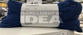 Brand New Ikea Vallkrassing 59x79 &quot; Dark Blue Throw 305.420.96 - £37.74 GBP