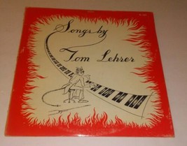 Songs By Tom Lehrer Sus Letras Música so-Called Voice And His Piano Vinilo - £11.16 GBP