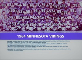 1964 MINNESOTA VIKINGS 8X10 TEAM PHOTO FOOTBALL NFL PICTURE - $4.94