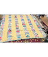 Vintage 76 by 71 inch quilt - £70.73 GBP