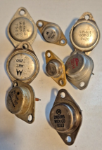 VINTAGE TRANSISTOR 8 PCS OF VINTAGE TRANSISTORS SALE - £3.82 GBP
