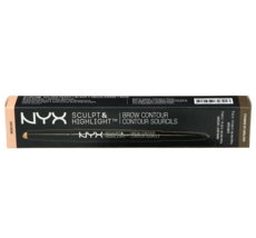 NYX Sculpt &amp; Highlight Brow Contour #SHBC08 Black/Golden Peach - $7.37