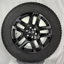 20&quot; Chevy Silverado Black Trail Boss OEM Wheels Bridgestone AT Tire TPMS - $36,218.85 MXN