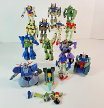 Vintage Gundam Action Figure Bandai Lot of Figures &amp; Pieces Early 2000s READ - £116.78 GBP