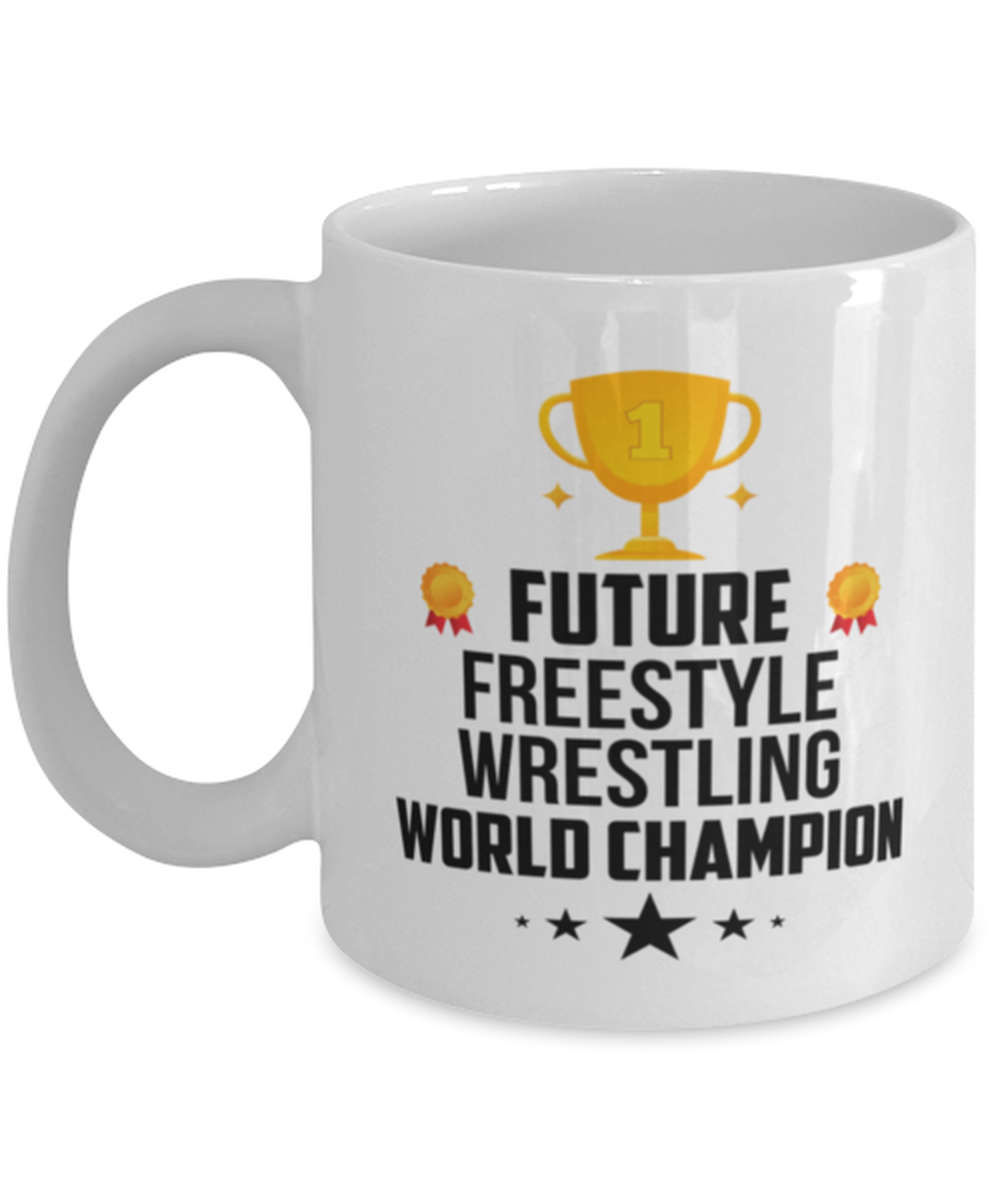 Graduation Mug - Future Freestyle Wrestling Funny Coffee Cup  For Sports