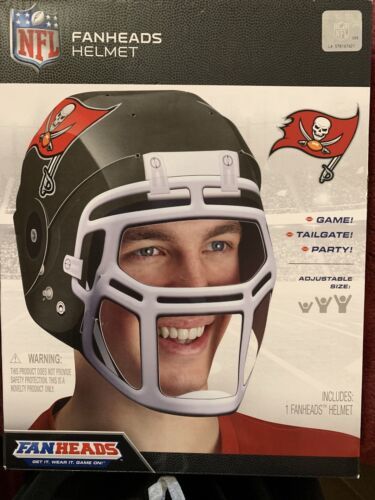 Rare Tampa bay ￼FanHeads Helmet Wearable Tampa Bay Buccaneers, - £22.06 GBP