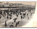 Bagnanti Presso Spiaggia Atlantic Città Nuovo Maglia Nj 1905 Udb Cartoli... - £2.38 GBP
