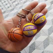 Basketball Star Key Match Ball Souvenir Fan Keychain for Luck - £9.68 GBP