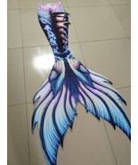 Best Black Pearl Mermaid Tails Fabric with monofin for Adult and Kids Xm... - $123.46 CAD