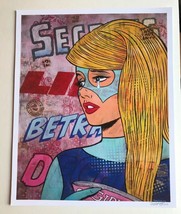 Secrets Lies Betrayal 12x15&quot; signed print By Frank Forte Pop Surrealism DC - £18.38 GBP