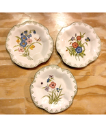 (3) Home Interiors Decor Plate Set - Floral Prints Dishwasher Safe! 2003 - $24.60 CAD