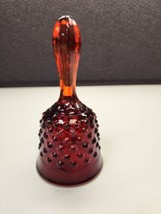 Fenton Amberina Red Hobnail Bell - $9.59