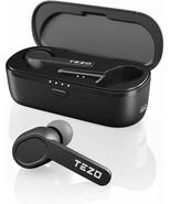 TEZO Wireless Earbuds Bluetooth 5.0 Wireless Headphones Touch Control TT06B - $22.45