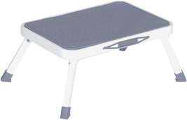 Sattiyrch Step Stool for Adult,Portable Folding Metal Small One Step Stool with  - £24.51 GBP