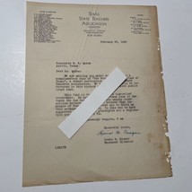 Texas State Teachers Association Letter 1935 Lewis B Cooper - $32.81