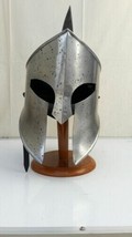 Medieval King Leonidas Helmet Spartan Helmet 300 Movie Helmet+Free Liner Larp - £82.54 GBP