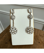 Banana Republic Rhinestone Bombe Dangle Statement Earrings - $24.48