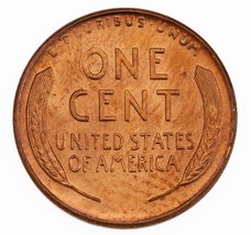 1945 Lincoln Cent Original Roll Choice/Gem BU Red Color, Terrific Looking Luster - £93.61 GBP
