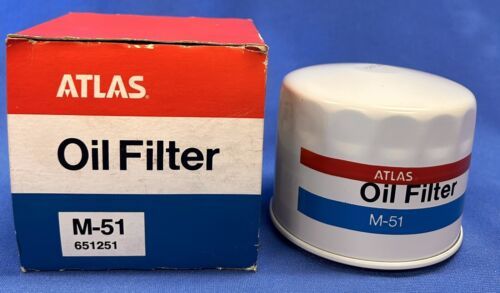ATLAS M-51 Oil Filter -  651251 - New Old Stock - $4.94
